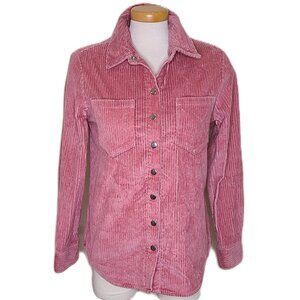 Core Life Corduroy Oversized Shacket/Button Down Shirt